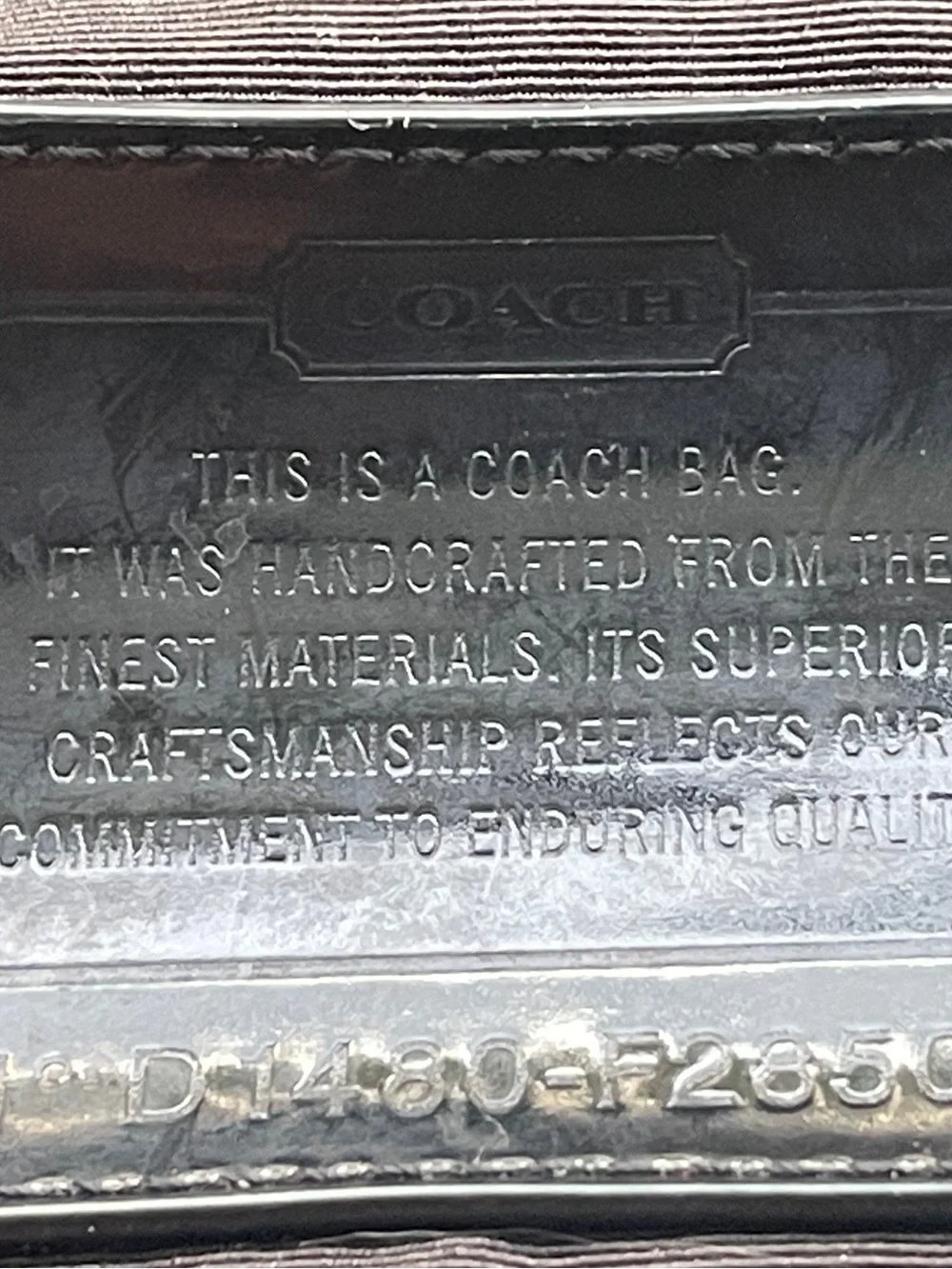 Coach signature stripe